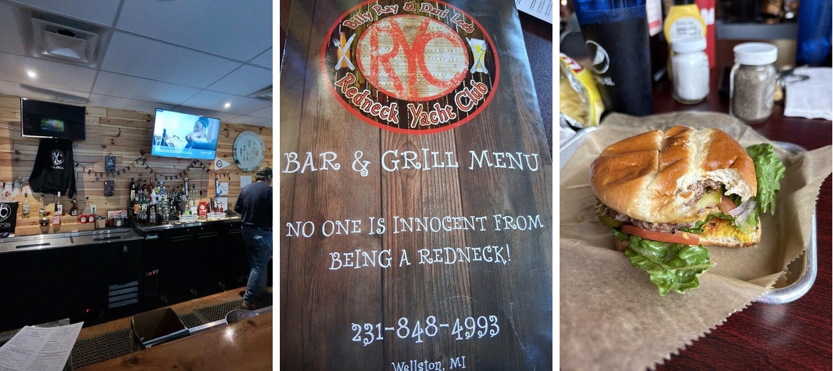 Billy Ray & Dani Lees LLC Redneck Yacht Club Menu